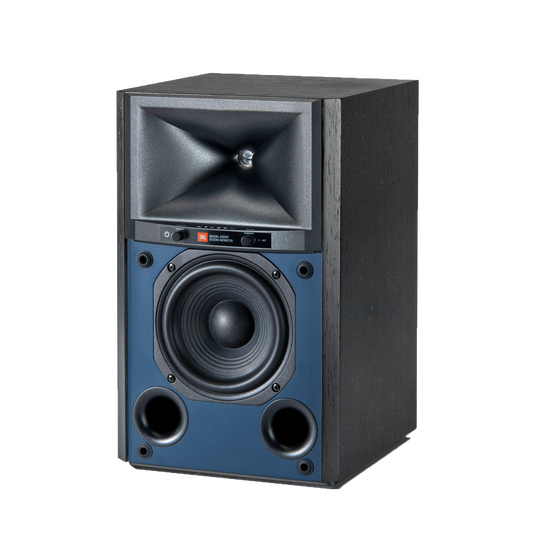 4305P Studio Monitor - Black Walnut - Powered Bookshelf Loudspeaker System - Front